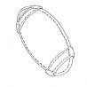 Me2 - White Leather Harness Accessory